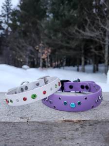 Colliers pour chiens avec strass - Confection Amarok