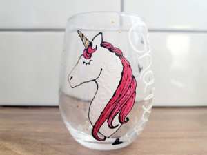 Verre licorne - Création A.L Audrey Lavallée