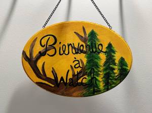 Affiche de bois - Sam'Au